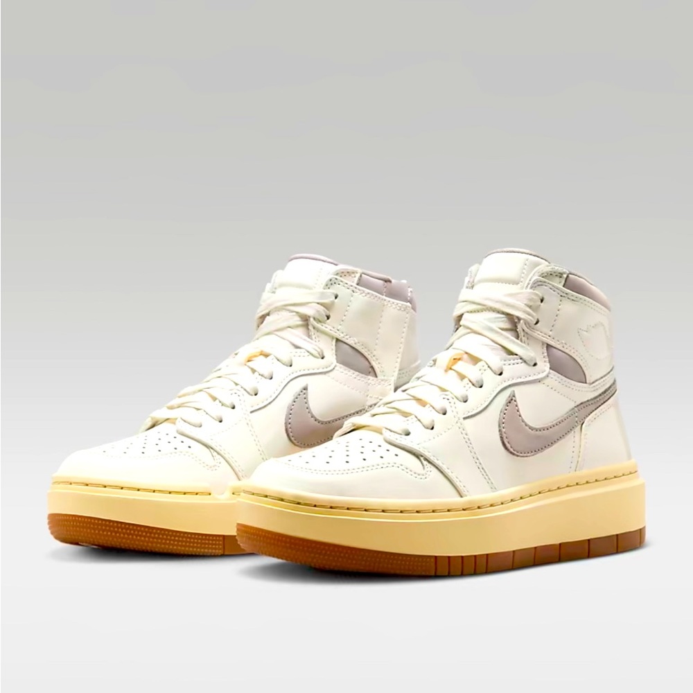 New in box. Air Jordan Elevate High SE - Sail/Pale Vanilla sneakers size 6.5